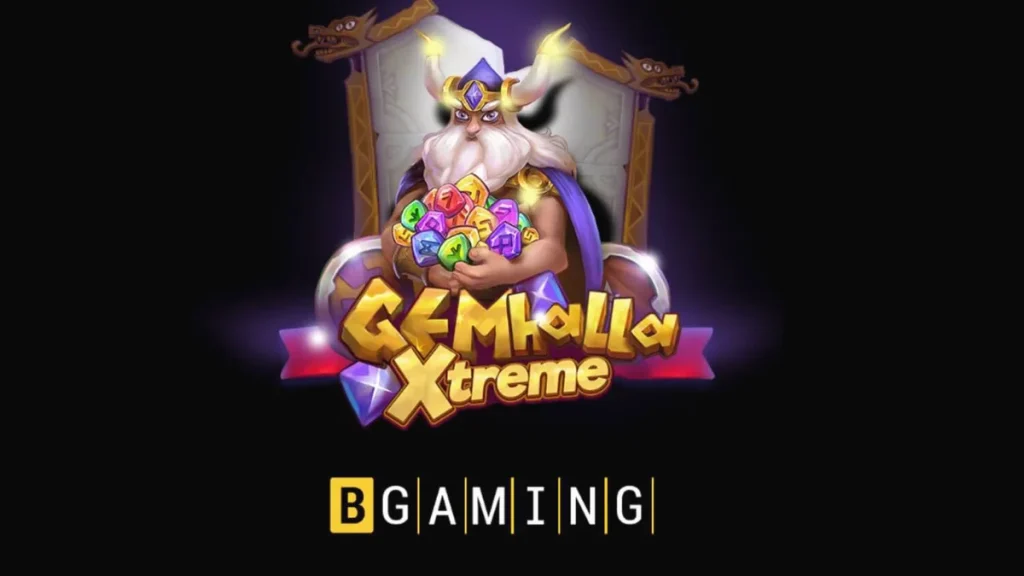 Tampilan visual slot Gemhalla Xtreme dengan tema Norse dan Thor