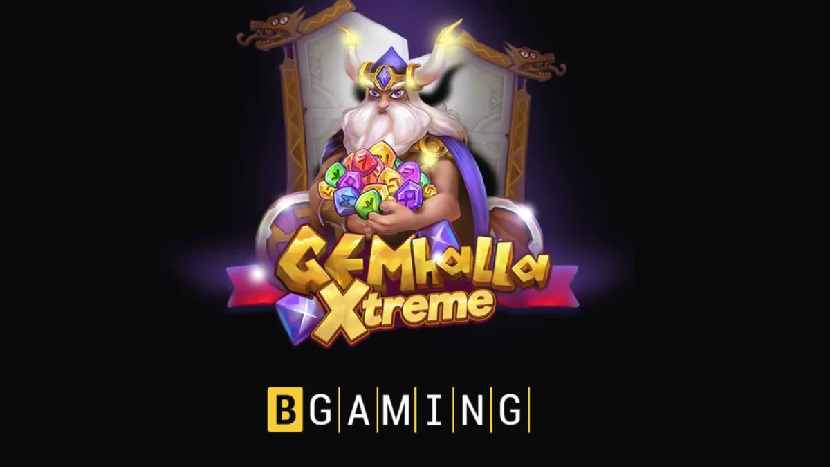 Tampilan visual slot Gemhalla Xtreme dengan tema Norse dan Thor